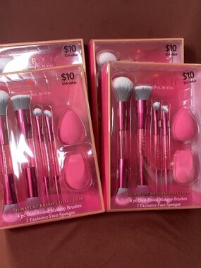 F.A.R.A.H. makeup brush and sponge sets bundle NEW